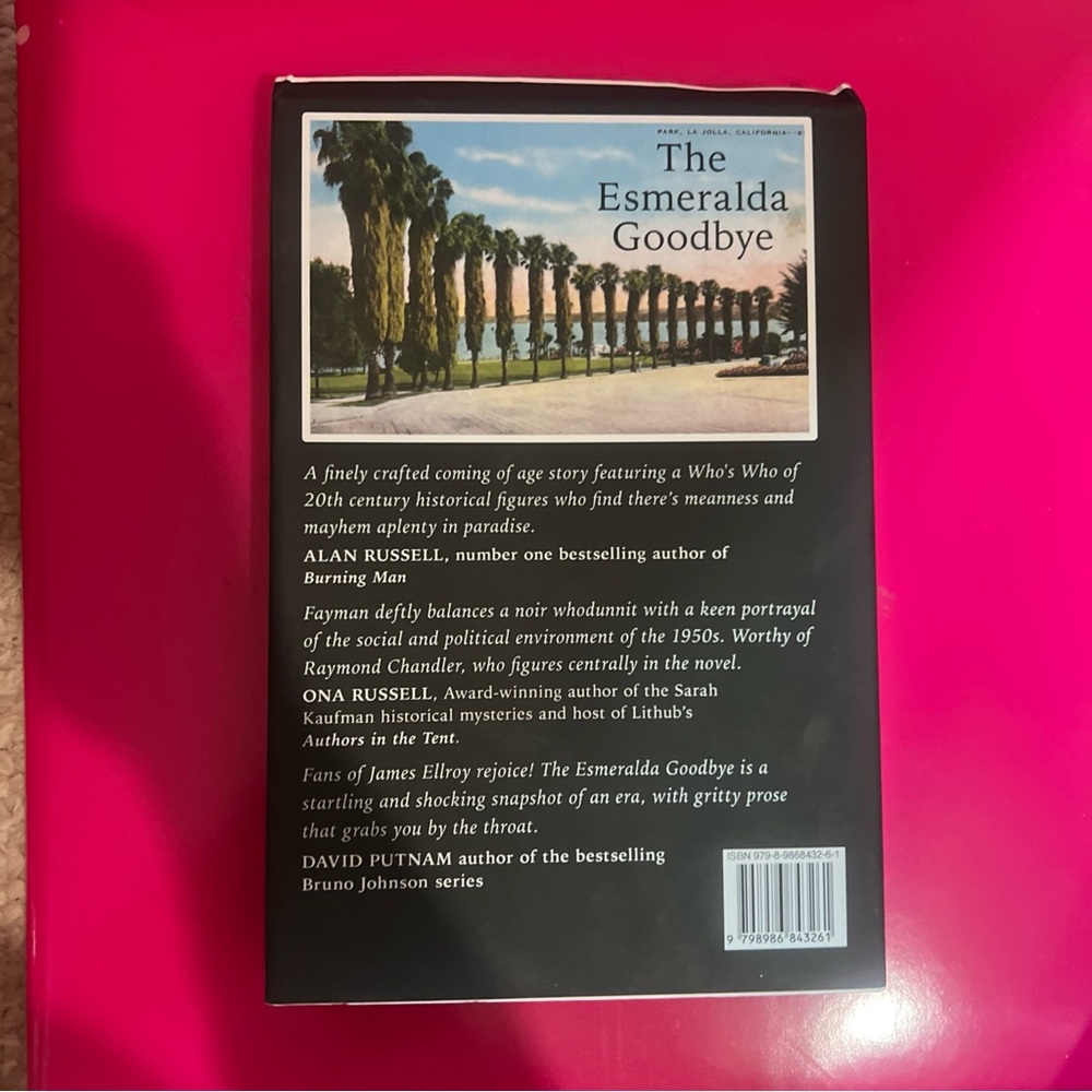 Signed The Esmeralda Goodbye Fayman, Corey Lynn Hardcover With Dust Jacket - Picture 2 of 3